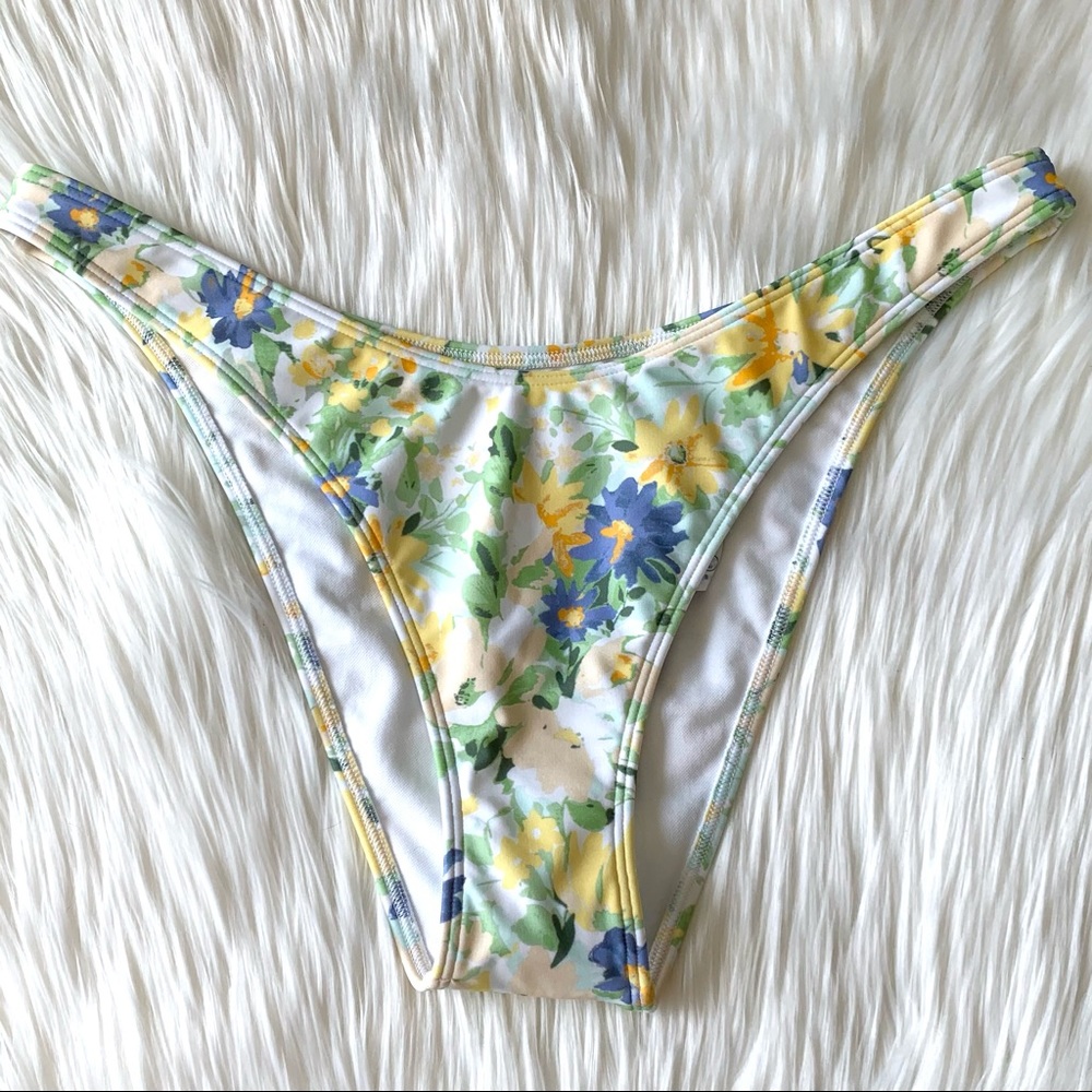 Abercrombie & Fitch High Leg Cheeky Bikini Bottoms